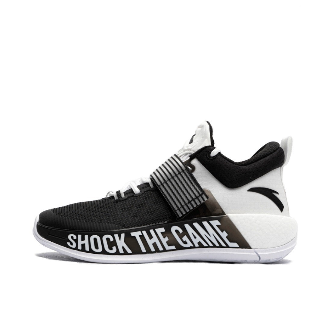 Anta Shock Sweep 4 Wear-resistant Breathable Basketball Shoes Black / White USA | APQ329501