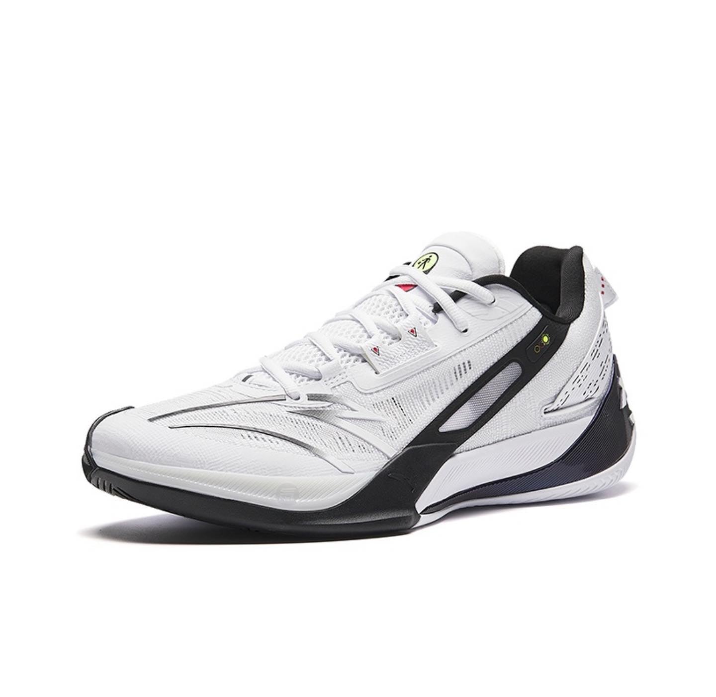 Anta Shock Sweep 5 Basketball Shoes White / Black USA | OPJ819326