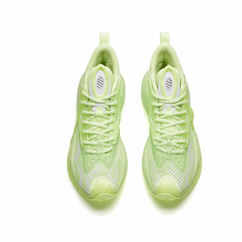 Anta Shock Wave 3.0 Basketball Shoes Green USA | CQX142865