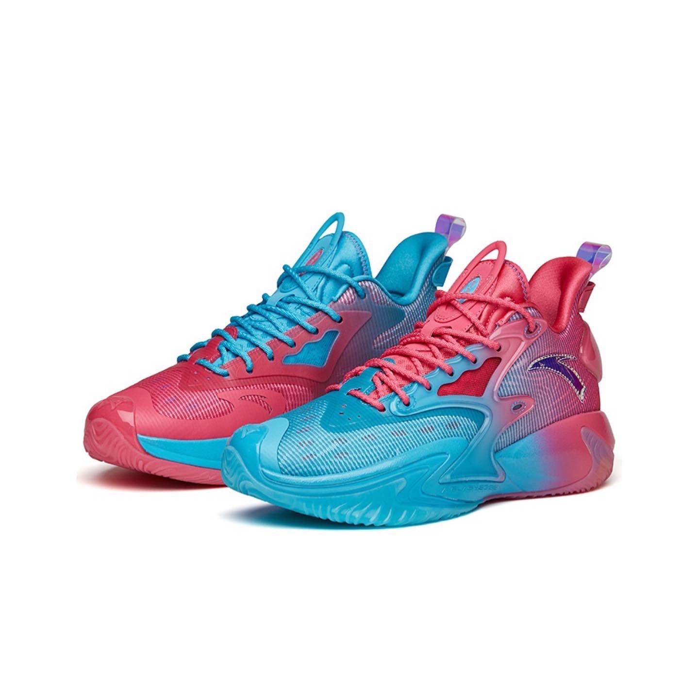 Anta Shock Wave 3 Basketball Shoes Blue / Red USA | AKY752961