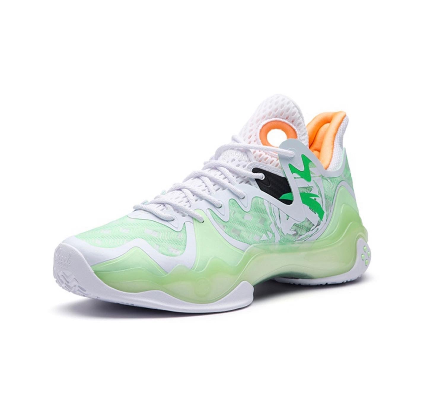 Anta Shock Wave 4 Basketball Shoes Green / White USA | JGF928415