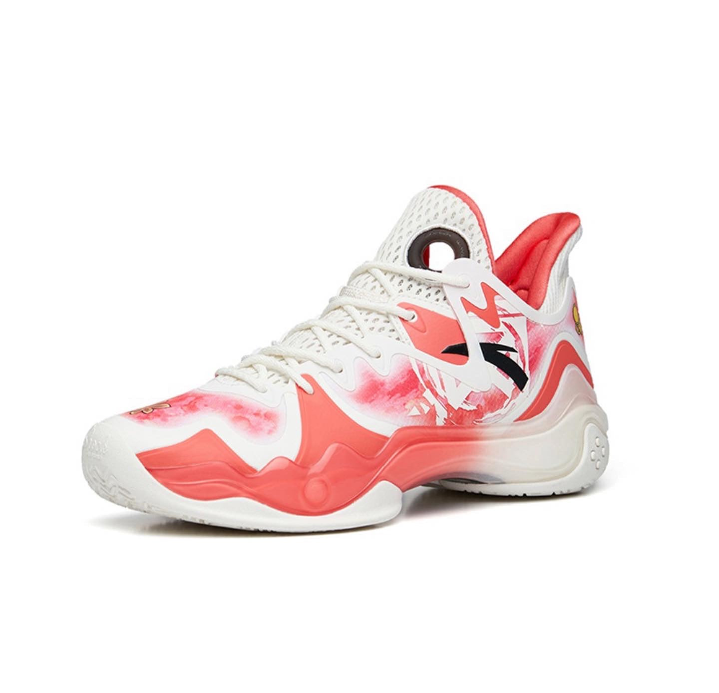 Anta Shock Wave 4 Basketball Shoes Red / White USA | YJN698045