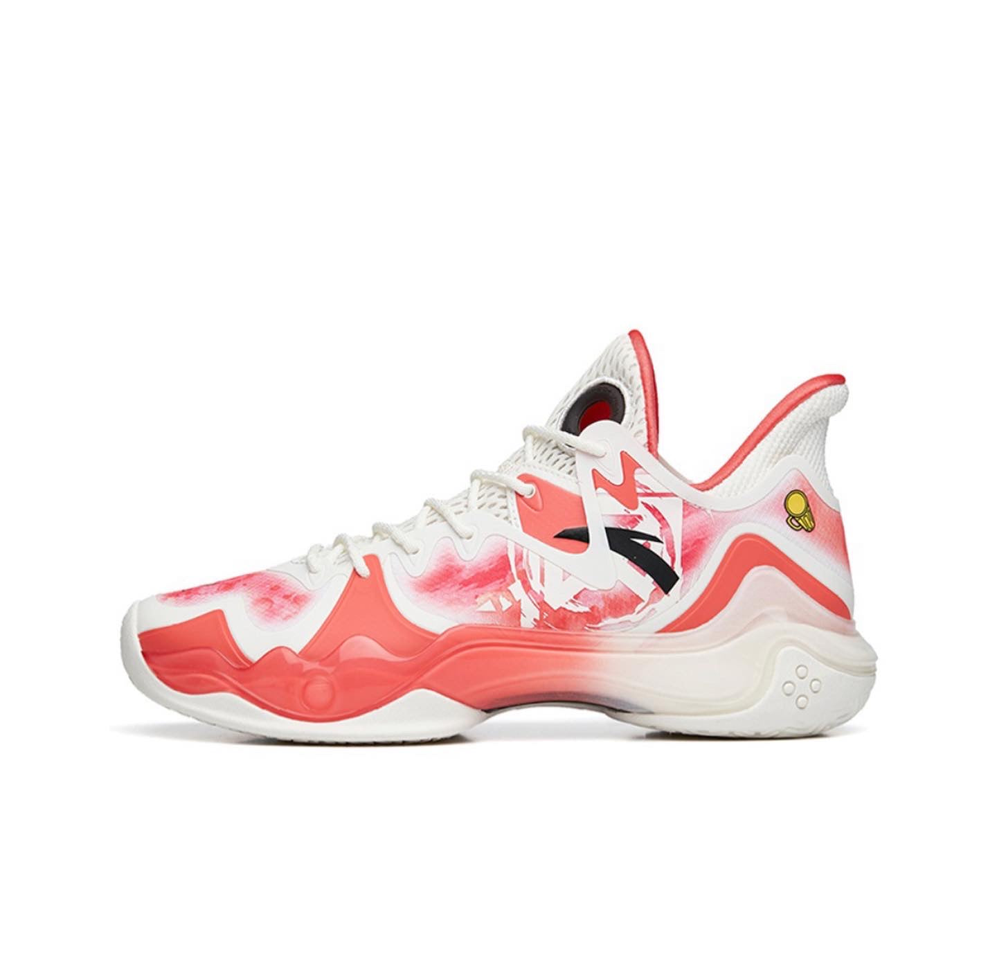 Anta Shock Wave 4 Basketball Shoes Red / White USA | YJN698045