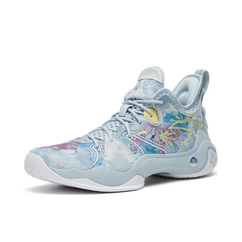 Anta Shock Wave 4 Pro Basketball Shoes Light Blue USA | KJY654720