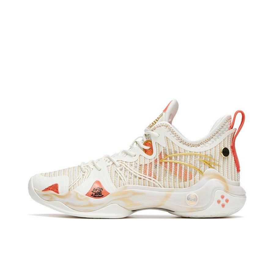 Anta Shock Wave 4 Pro Basketball Shoes Beige USA | IQR561790