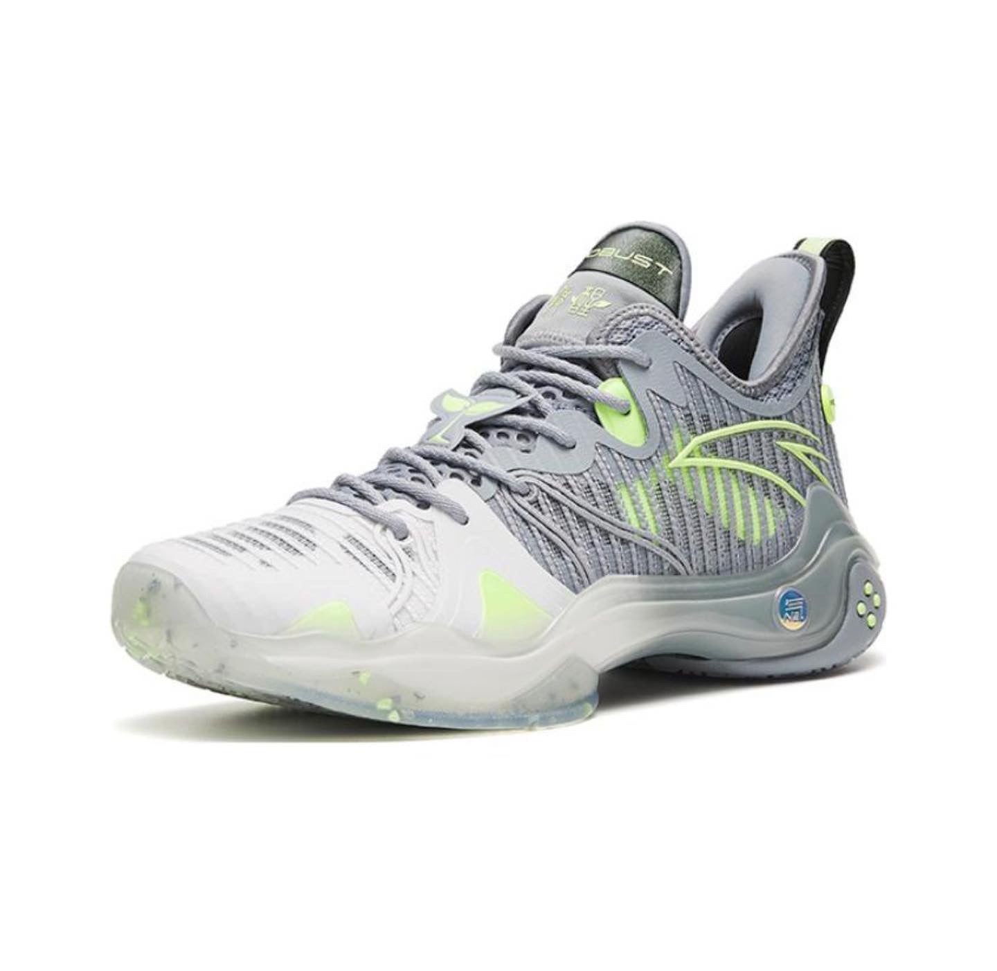 Anta Shock Wave 4 Pro Basketball Shoes Grey USA | YEP524639