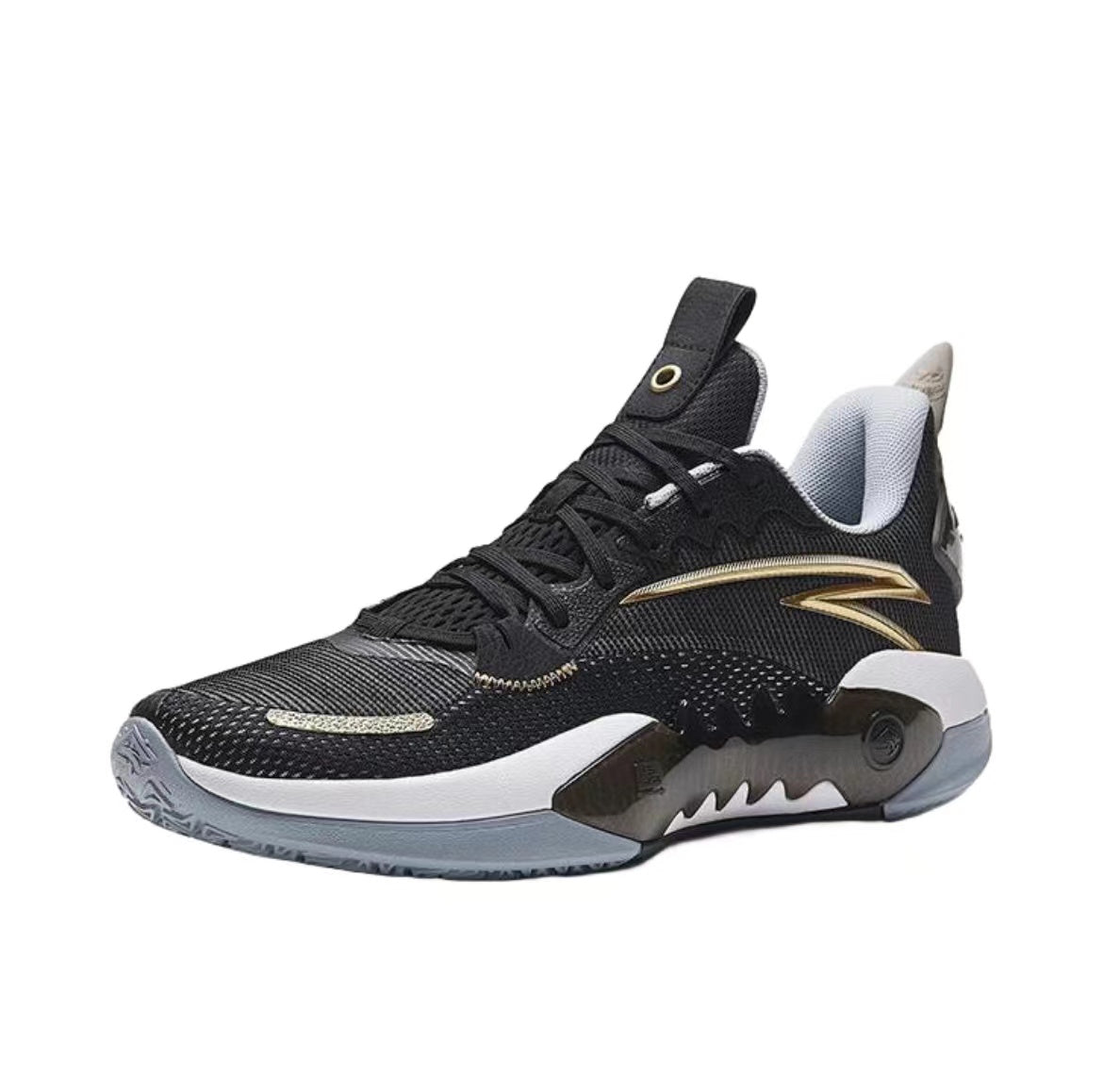 Anta Shock Wave 5 TD Basketball Shoes Black / Gold USA | OPX892063