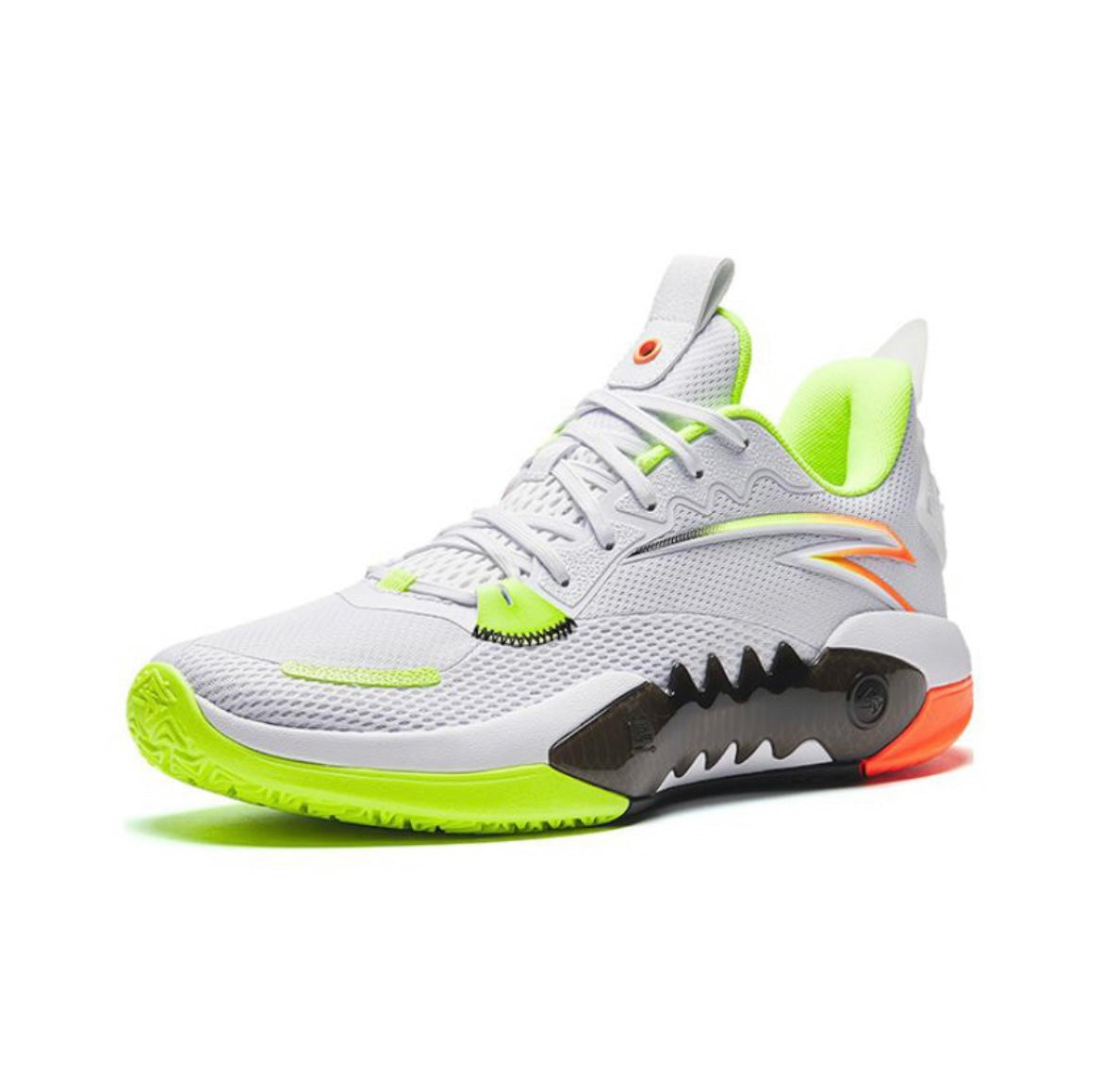 Anta Shock Wave 5 TD Basketball Shoes White / Green USA | ANL072541