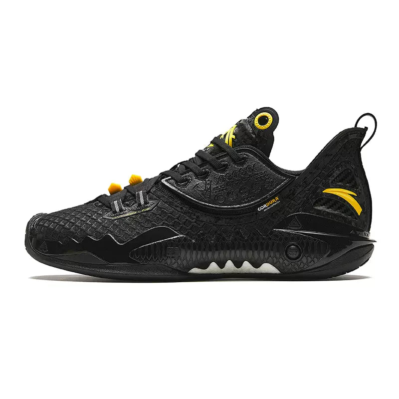 Anta Shock Wave 5 V2 Basketball Shoes Black USA | VOC572804