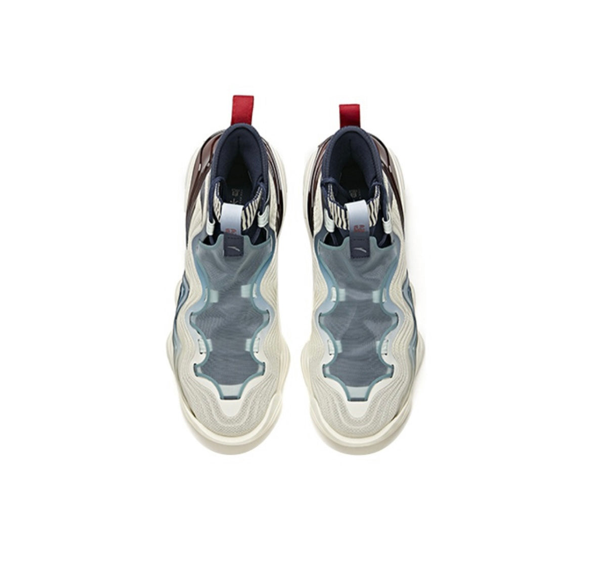 Anta Star Peak Basketball Shoes Beige / Blue USA | QCG648397