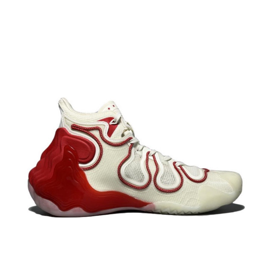 Anta Star Peak High Basketball Shoes White / Red USA | OBN806437