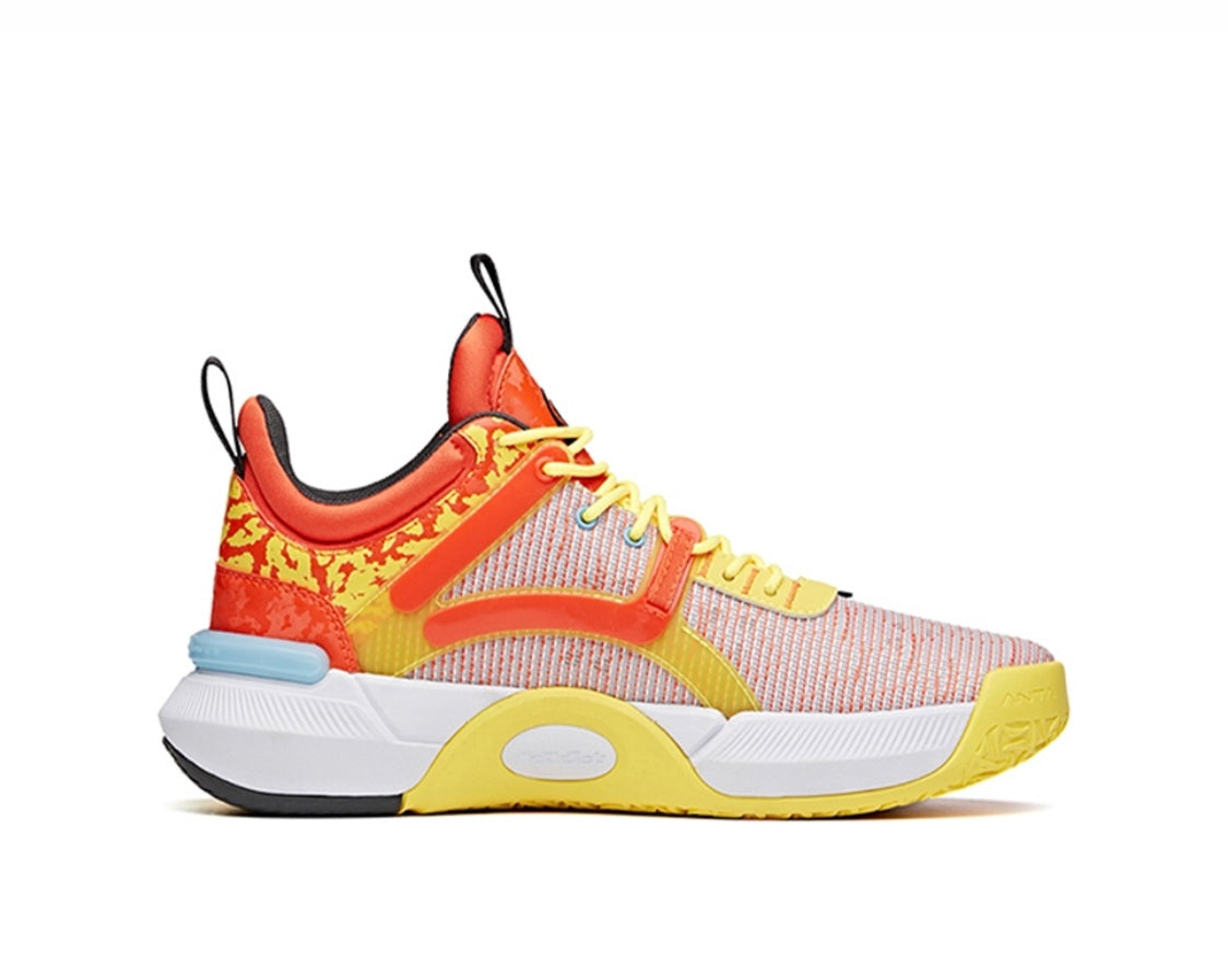 Anta x NARUTO “Uzumaki Naruto” うずまき ナルト Basketball Shoes Pink / Orange / Yellow USA | WFY253460