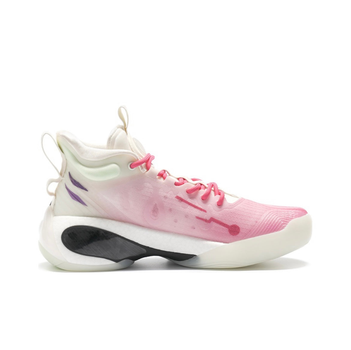 Anta Darren Zhou x Anta Klay Thompson Kt7 Panda Prank Basketball Shoes Pink / White USA | YFW871209