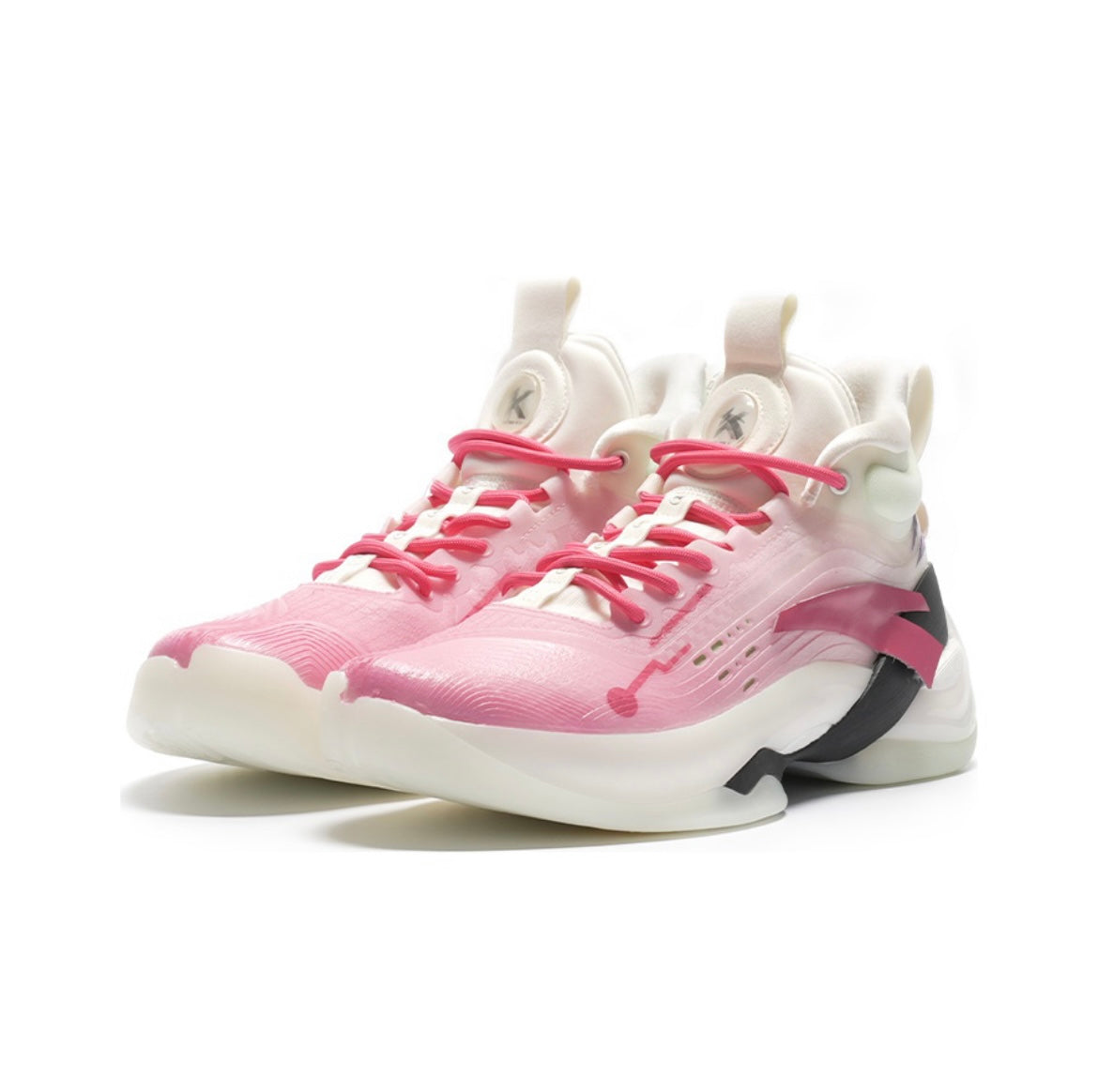 Anta Darren Zhou x Anta Klay Thompson Kt7 Panda Prank Basketball Shoes Pink / White USA | YFW871209