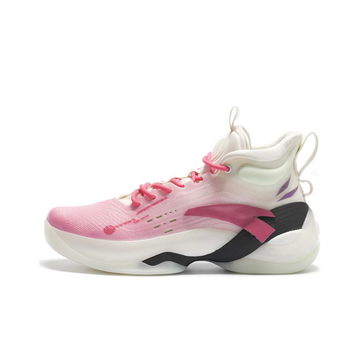 Anta Darren Zhou x Anta Klay Thompson Kt7 Panda Prank Basketball Shoes Pink / White USA | YFW871209