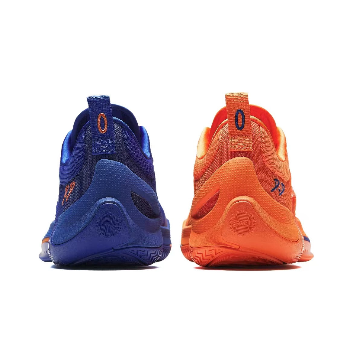 Anta Donte DiVincenzo x Anta Instant ZAP 1 - Mandarin Duck Basketball Shoes Blue / Orange USA | KMT831740